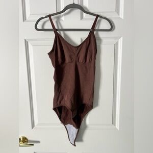 2 Shapeware Bodysuits For Women - Size XL - Black and Brown